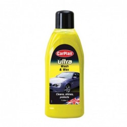 Sampon auto cu ceara CarPlan Ultra Wash & Wax, 1 l