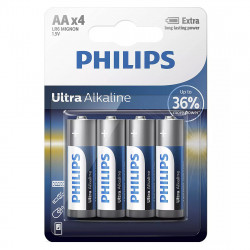 Baterie LR6/AA Philips Ultra Alkaline, blister 4 baterii,...