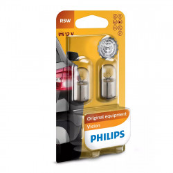 Becuri auto Philips R5W Vision, 12V, 5W