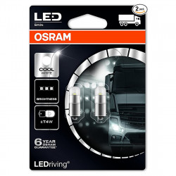 Set 2 becuri LED auto exterior T4W Osram LED Premium...