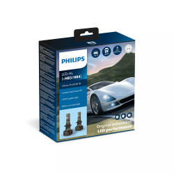 Set 2 leduri auto Philips Ultinon Pro9100 HB3/HB4, 13 W,...