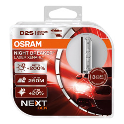 Becuri xenon Osram D2S Xenarc Night Breaker Laser - NEXT...