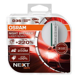Becuri xenon Osram D3S Xenarc Night Breaker Laser - NEXT...