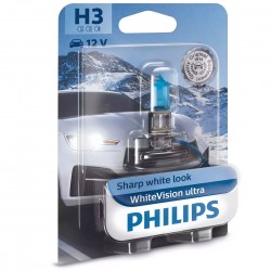 Bec auto Philips H3 White Vision Ultra, 12V, 55W