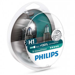 Set 2 Becuri auto Philips H1 Xtreme Vision +130, 12V, 55W...