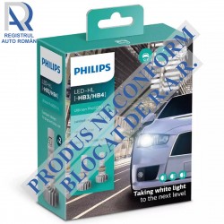 Leduri auto HB3/HB4 Philips Ultinon Pro5000 HL, 5800 K,...